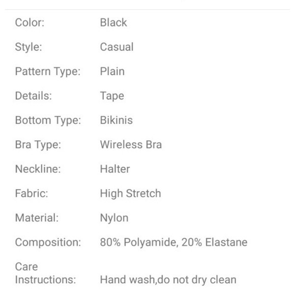 Bikini Bottom black with gold details New size Large - Picture 3 of 6